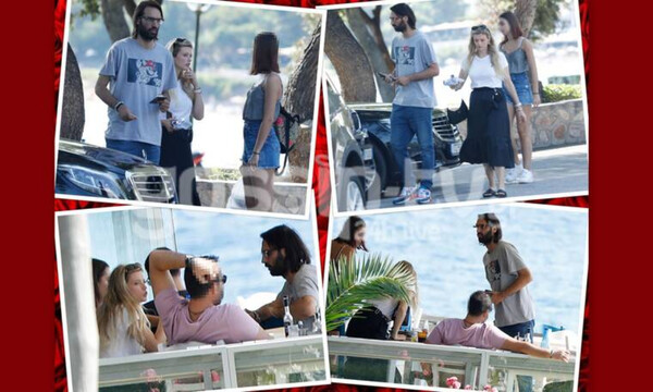 Σαμαράς-Κομμάτα: Σπάνια κοινή εμφάνιση στη Βουλιαγμένη! (photos)