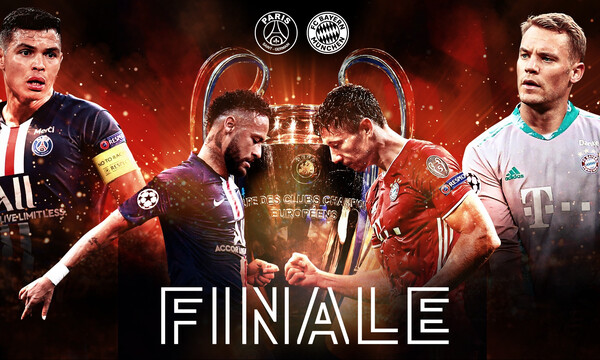 LIVE ο τελικός του Champions League: Παρί Σεν Ζερμέν-Μπάγερν Μονάχου 0-1 (Τελικό)