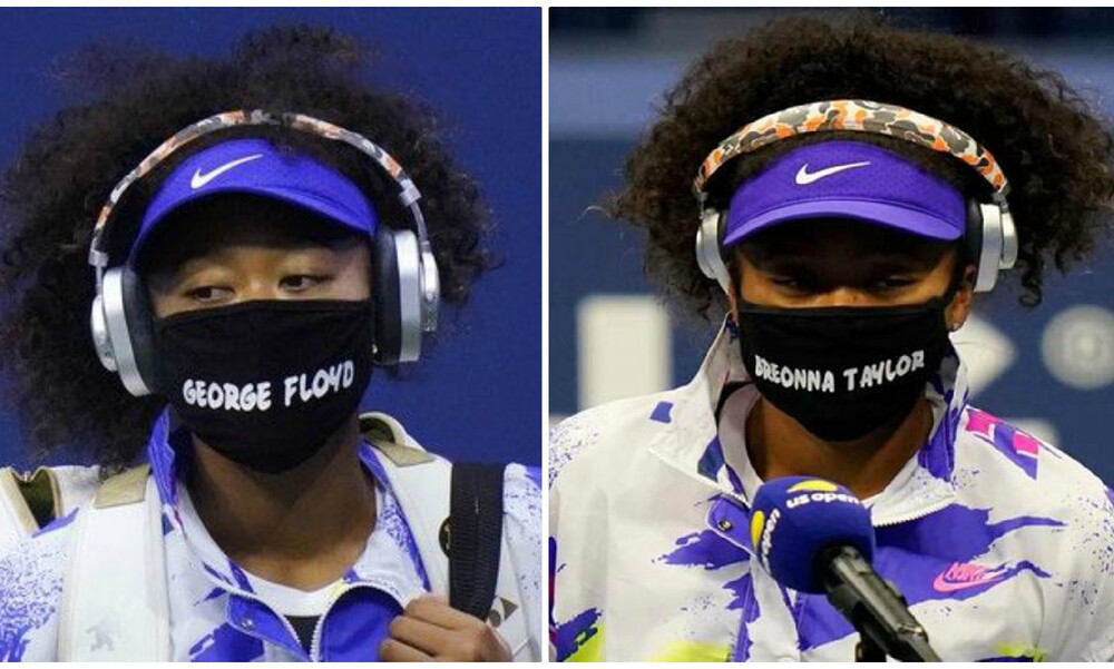 US Open: Το είπε και το έκανε η Ναόμι Οσάκα, που φόρεσε τις 7 μάσκες θυμάτων αστυνομικής βίας!