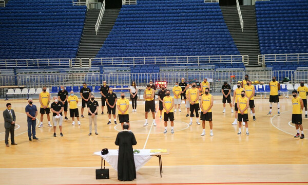 ΑΕΚ: Ο αγιασμός στο ΟΑΚΑ (photos)