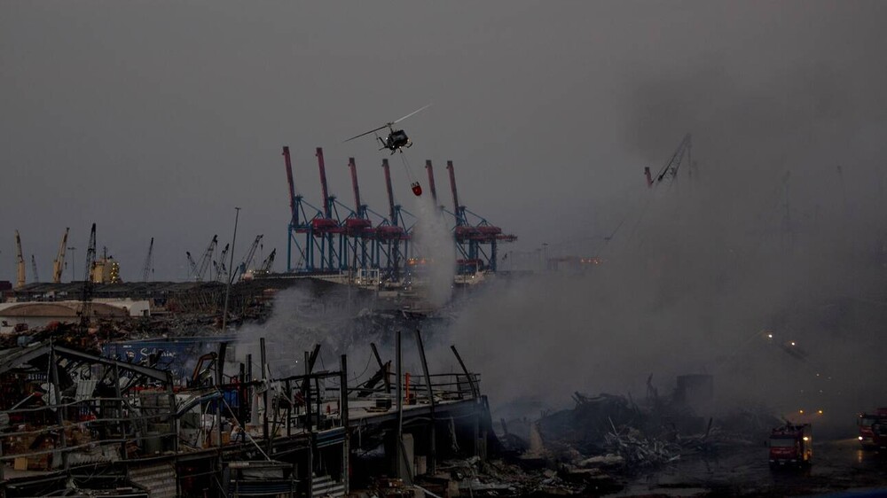 Λίβανος: 1,3 τόνοι πυροτεχνημάτων εντοπίστηκαν στο κατεστραμμένο λιμάνι της Βηρυτού