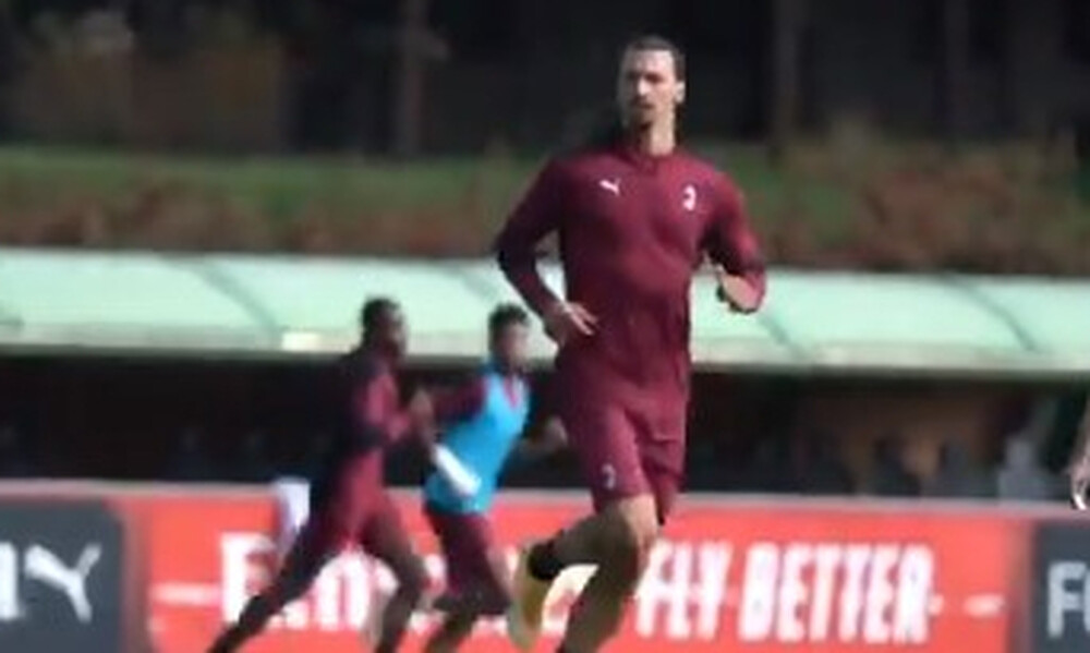 Zlatan is back: Μπήκε και φουλάρει για το ντέρμπι του Μιλάνου (video+photos)