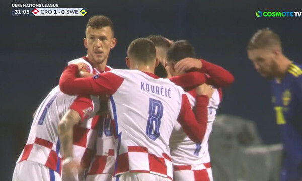 Nations League: Τρομερή αντεπίθεση οι Κροάτες και γκολ με Βλάσιτς (video)