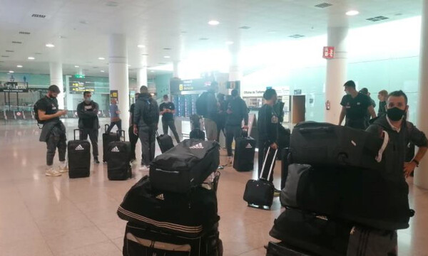 Παναθηναϊκός ΟΠΑΠ: Αεροδρόμιο... φάντασμα στη Βαρκελώνη (photos+videos)