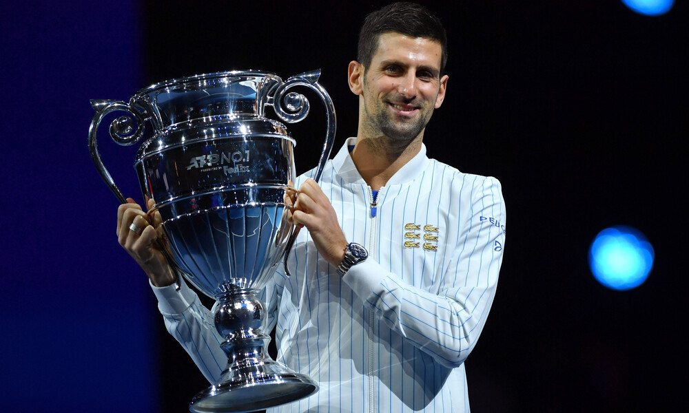 ATP Finals: Βραβεύτηκε το Νο1, Νόβακ Τζόκοβιτς (photos+video)