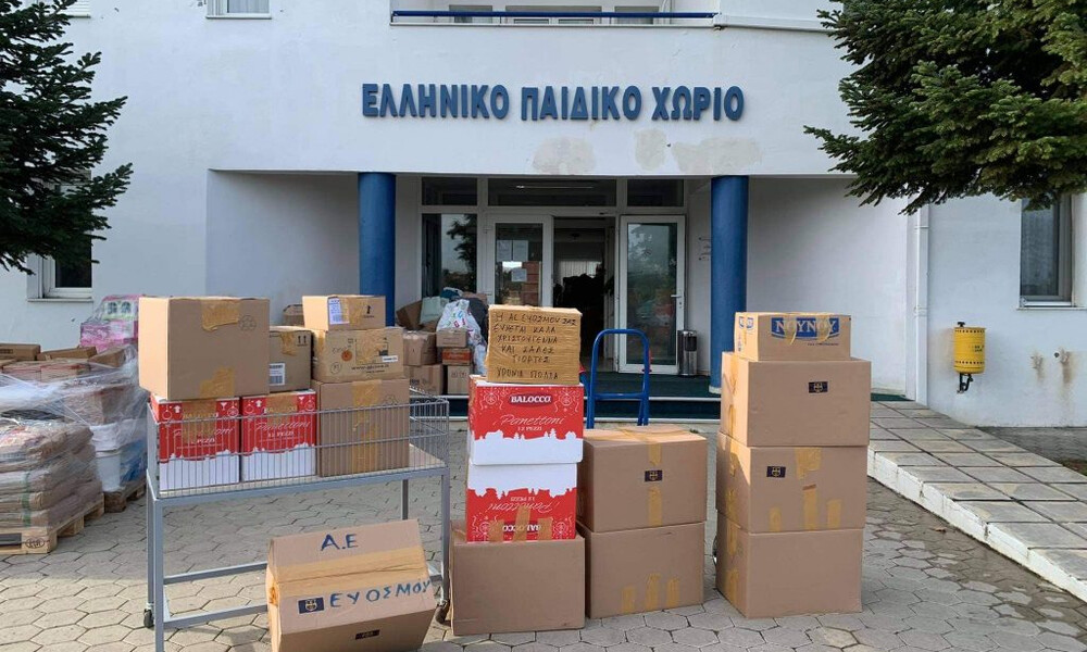 ΑΕ Ευόσμου: Η συλλογή τροφίμων για το Ελληνικό παιδικό χωριό στο Φίλυρο (photos)