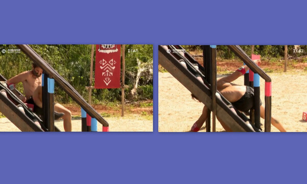 Survivor: Ατύχημα για τον Γιώργο Κοψιδά την ώρα του αγωνίσματος - Η αντίδραση του Λιανού