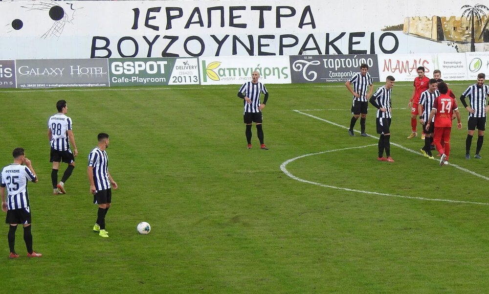 ΟΦ Ιεράπετρας-ΑΕ Καραϊσκάκης 2-2: Ματσάρα αλλά για... ένα ημίχρονο
