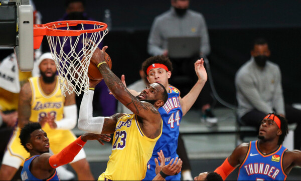NBA: Νίκη... θρίλερ για Λέικερς - Τα αποτελέσματα της βραδιάς