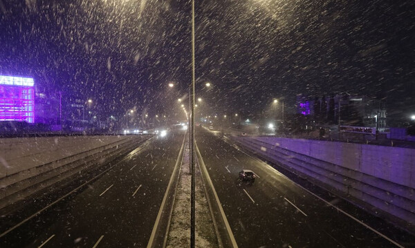 Κακοκαιρία «Μήδεια»: Παρατείνεται η απαγόρευση κυκλοφορίας στην Εθνική Οδό Αθηνών - Λαμίας 