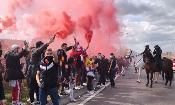 Χαμός πριν το Ατλέτικο-Ρεάλ: Χιλιάδες οπαδοί έξω από το «Wanda Metropolitano» (videos+photos)