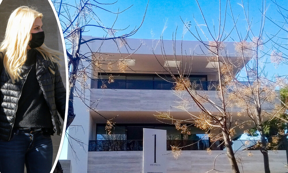 Ελένη Μενεγάκη: Επιβλέποντας τις τελευταίες... πινελιές στο νέο της σπίτι!