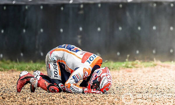 Moto GP: Νέο ατύχημα για Μαρκέθ - Τρομακτικές εικόνες (photos+video)