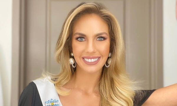 Εκπληκτικό! Υποψήφια Miss Universe με φανέλα Μαραντόνα! (Video+Photos)