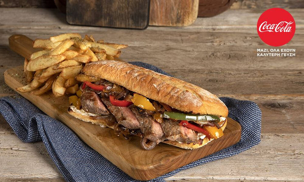 Άκης Πετρετζίκης: Philly steak sandwich