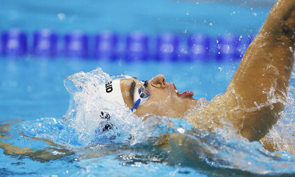 Κολύμβηση: Έγραψε ιστορία ο Χρήστου - Στον τελικό στα 100μ ύπτιο με τρομερό πανελλήνιο ρεκόρ