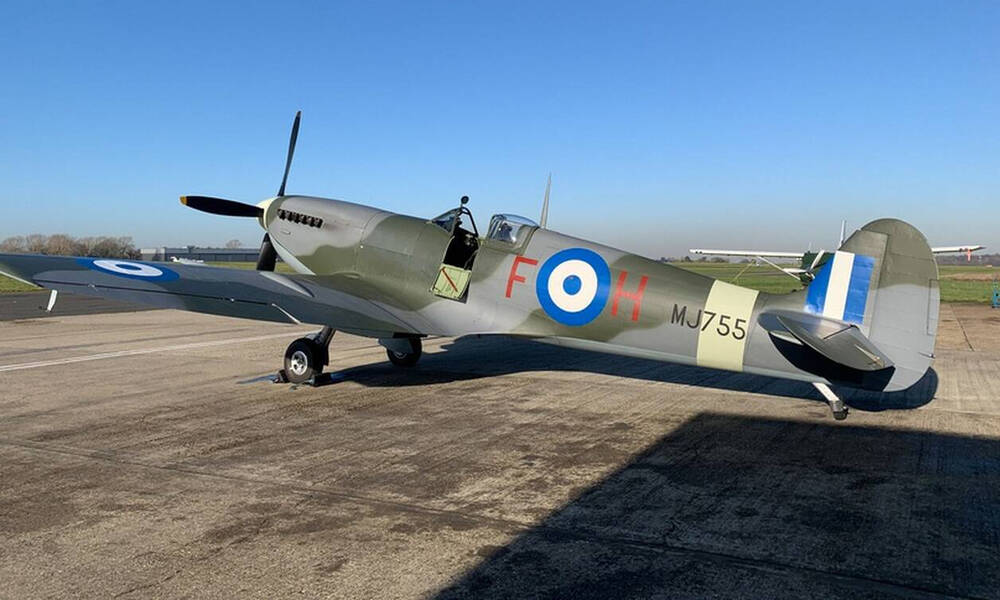Spitfire: Δέος! Ο θρύλος των αιθέρων επέστρεψε στην Ελλάδα 68 χρόνια μετά - Εντυπωσιακές εικόνες