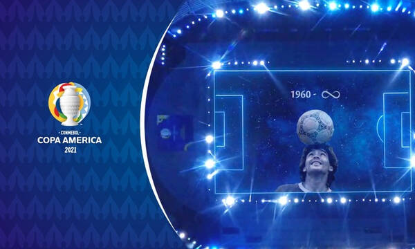 Copa America: Μαγικό αφιέρωμα στον Ντιέγκο Μαραντόνα (video+photos)