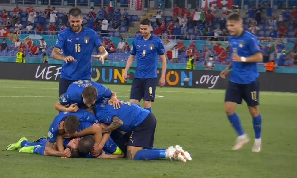 Euro 2020: Καταιγιστική η Ιταλία, 2-0 με γκολάρα Λοκατέλι (video)