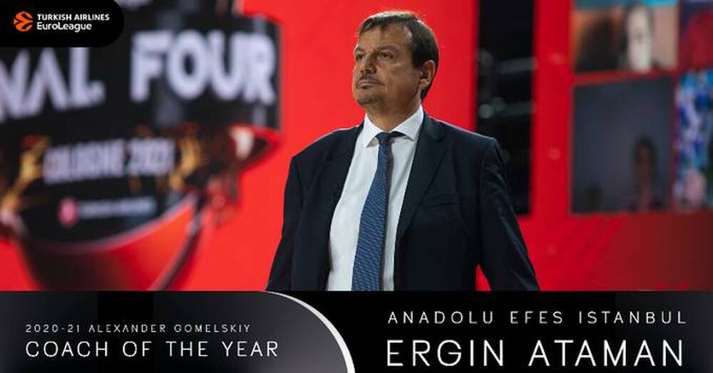 Euroleague: Κορυφαίος προπονητής της σεζόν ο Αταμάν
