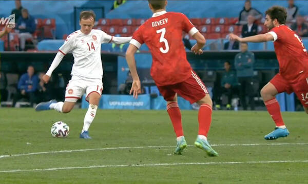 Euro 2020: «Κεραυνός» του Ντάμσγκααρντ κι 1-0 η Δανία τη Ρωσία! (video)