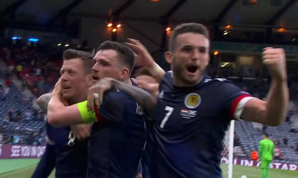 Euro 2020: Ψυχωμένη η Σκωτία - Ισοφάρισε με γκολάρα του ΜακΓκρέγκορ (video)