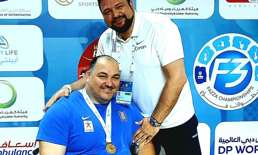 Χρυσό μετάλλιο ο Κώστας Δήμου στο Ντουμπάι!