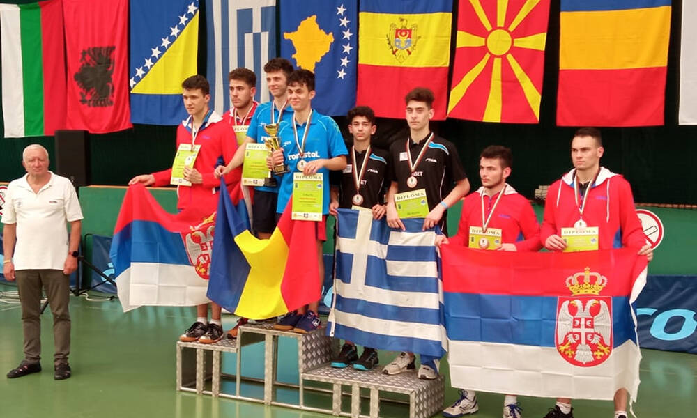 Βαλκανικό πρωτάθλημα: Δύο ακόμη χάλκινα από τους νέους με Γιαννούτσο και Γιαννούτσο/Μαδέση