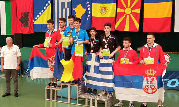 Βαλκανικό πρωτάθλημα: Δύο ακόμη χάλκινα από τους νέους με Γιαννούτσο και Γιαννούτσο/Μαδέση