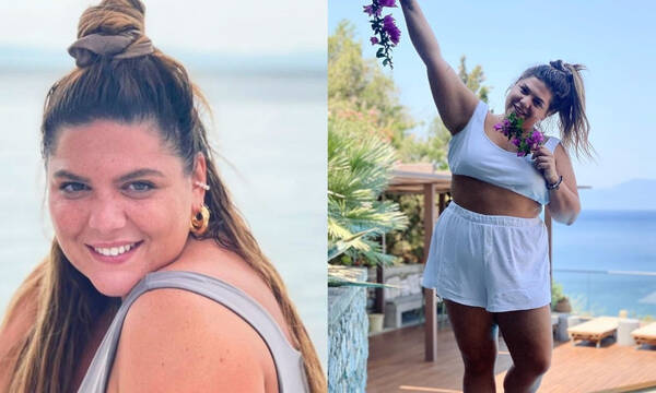 Δανάη Μπάρκα: Η νέα φωτό με μαγιό στην πισίνα από τις διακοπές της στη Τζια