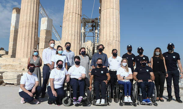 Παραολυμπιακοί Αγώνες: Στην Ακρόπολη η ελληνική αποστολή πριν το Τόκιο (photos)