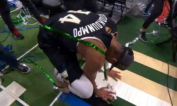 NBA: Ξέσπασε σε κλάματα ο Γιάννης μετά την κούπα! (video)