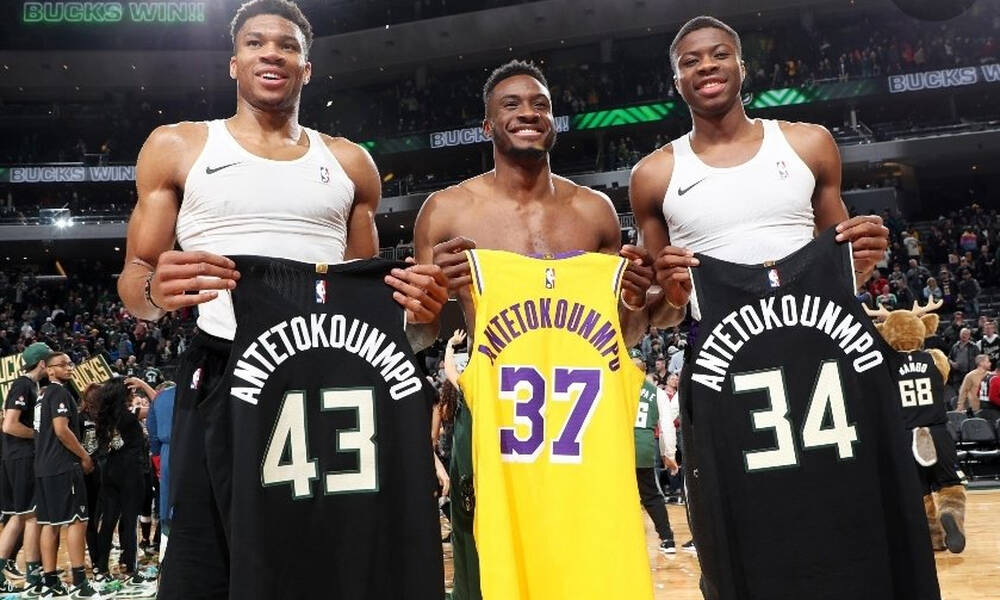 NBA: Έγραψαν ιστορία τα αδέρφια Αντετοκούνμπο - Τα πρώτα τρία που κατακτούν τίτλο (photos)
