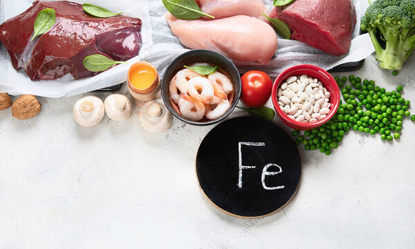 Έλλειψη σιδήρου: Οι τροφές με την υψηλότερη περιεκτικότητα (εικόνες)