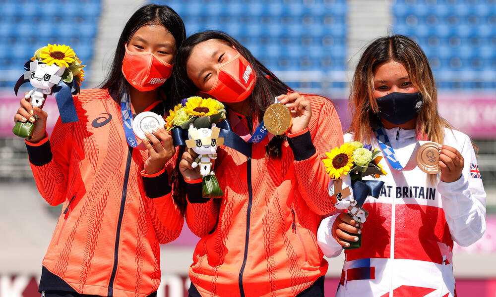  Ολυμπιακοί Αγώνες: «Χρυσή» η Σακούρα, έγραψε ιστορία η… 12χρονη «χάλκινη» Μπράουν (photos)