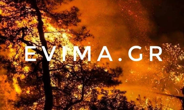 Φωτιά στην Εύβοια: Η πυρκαγιά καίει ανεξέλεγκτα - Εκκενώθηκαν τρία χωριά