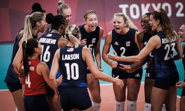 Ολυμπιακοί Αγώνες: Οι ΗΠΑ διέλυσαν με 3-0 σετ τη Σερβία και προκρίθηκαν στον τελικό (photos+video)