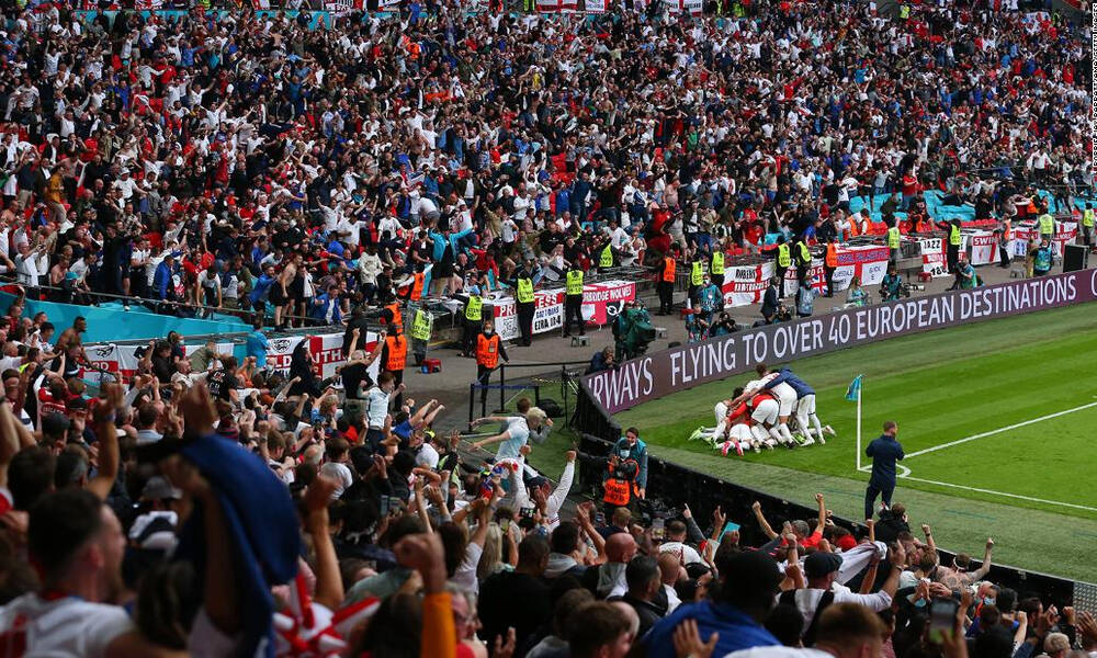 Αγγλία: Υπερδιασπορά Covid-19 από τον τελικό του Euro 2020