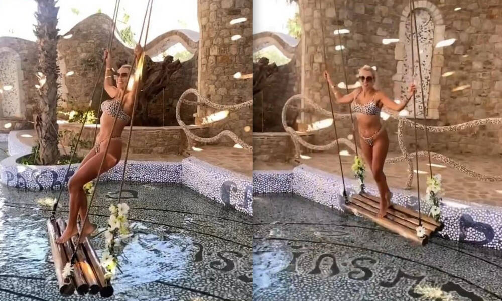 Κωνσταντίνα Σπυροπούλου: Κάνει κούνια φορώντας μπικίνι και όλοι «τα έχασαν» με το κορμί της