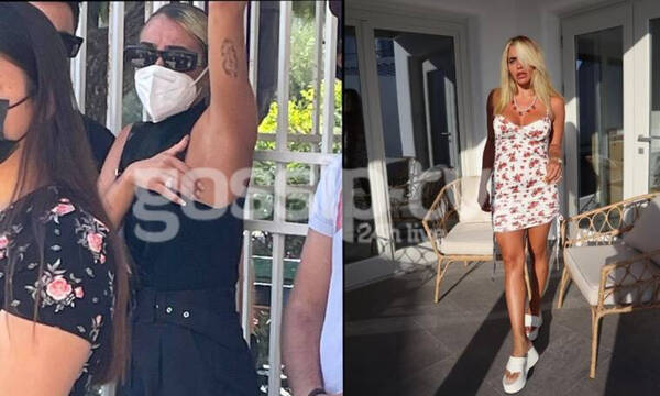 Κόνι Μεταξά: Η αθόρυβη παρουσία της στην κηδεία του Mad Clip (exclusive pics)