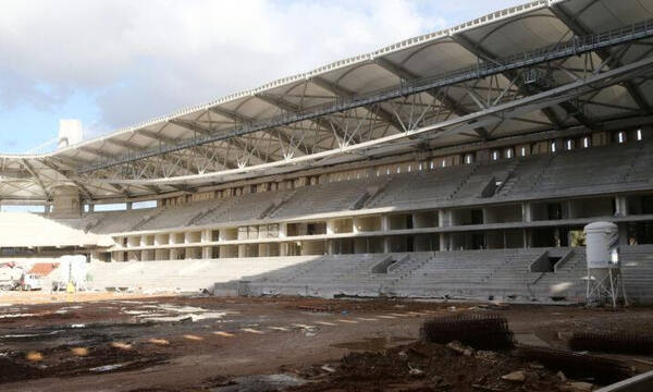 ΑΕΚ: Τα πρώτα καθίσματα στο νέο γήπεδο (photos)