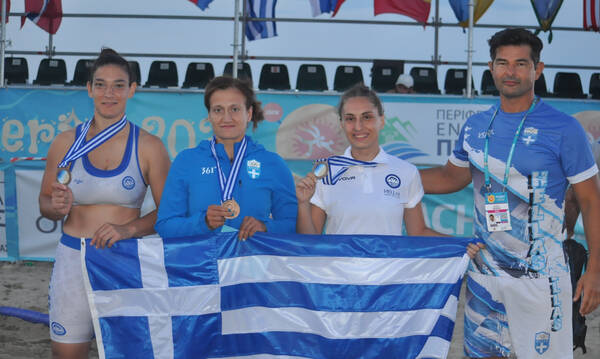 Τρία μετάλλια για την Ελλάδα στο Παγκόσμιο πρωτάθλημα Πάλης στην άμμο