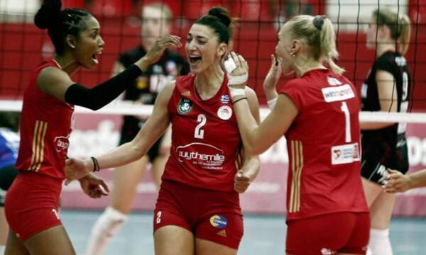 Champions League Γυναικών: Στον επόμενο γύρο ο Ολυμπιακός - Θριαμβευτική πρόκριση με Αστερίξ