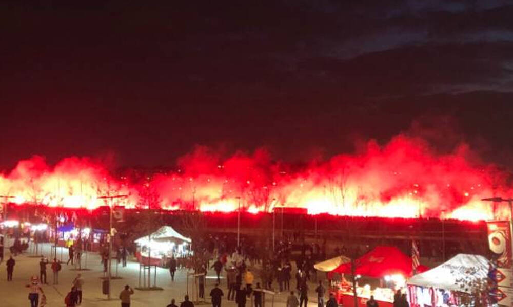 Champions League: Τρομερή υποδοχή στην Ατλέτικο - Έγινε η νύχτα... μέρα (video)