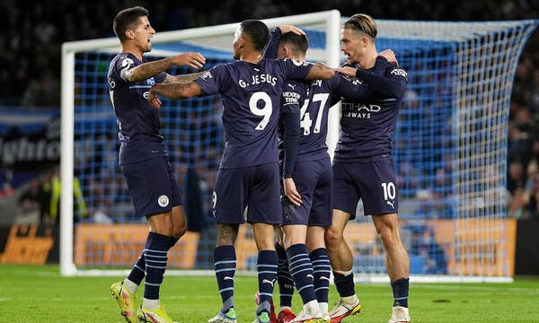 Premier League: «Αέρας» η Μάντσεστερ στην έδρα της Μπράιτον - Όλα τα γκολ