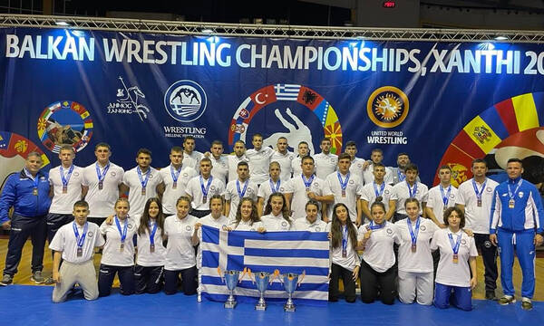 Βαλκανικό πρωτάθλημα πάλης: Σάρωσε η Ελλάδα με 23 μετάλλια την πρώτη μέρα