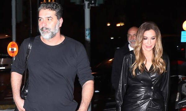 Δέσποινα Βανδή – Βασίλης Μπισμπίκης: Η πρώτη δημόσια αγκαλιά (Photos & Video)