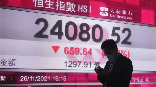 «Μίνι κραχ» στις παγκόσμιες αγορές λόγω της μετάλλαξης της Μποτσουάνα