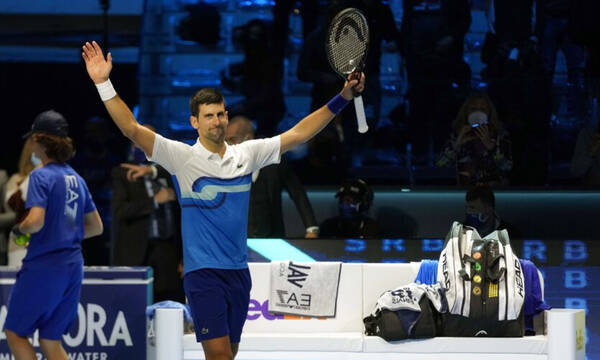 Η ευτυχία του να βλέπεις τον Djokovic από κοντά
