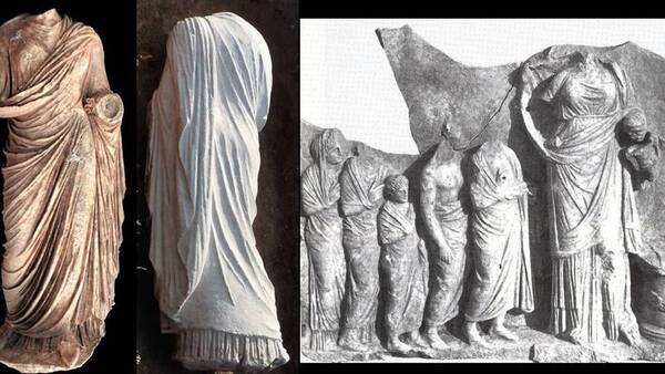 Άγαλμα γυναικός με ποδήρη χιτώνα βρέθηκε στην αρχαία Επίδαυρο